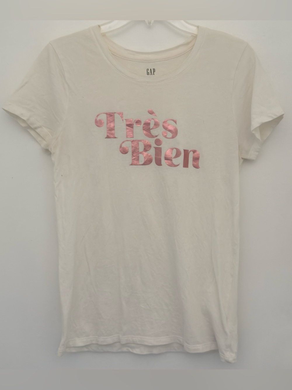 Gap Favorite Tee Très Bien Graphic T-Shirt Women's Small French Paris Casual